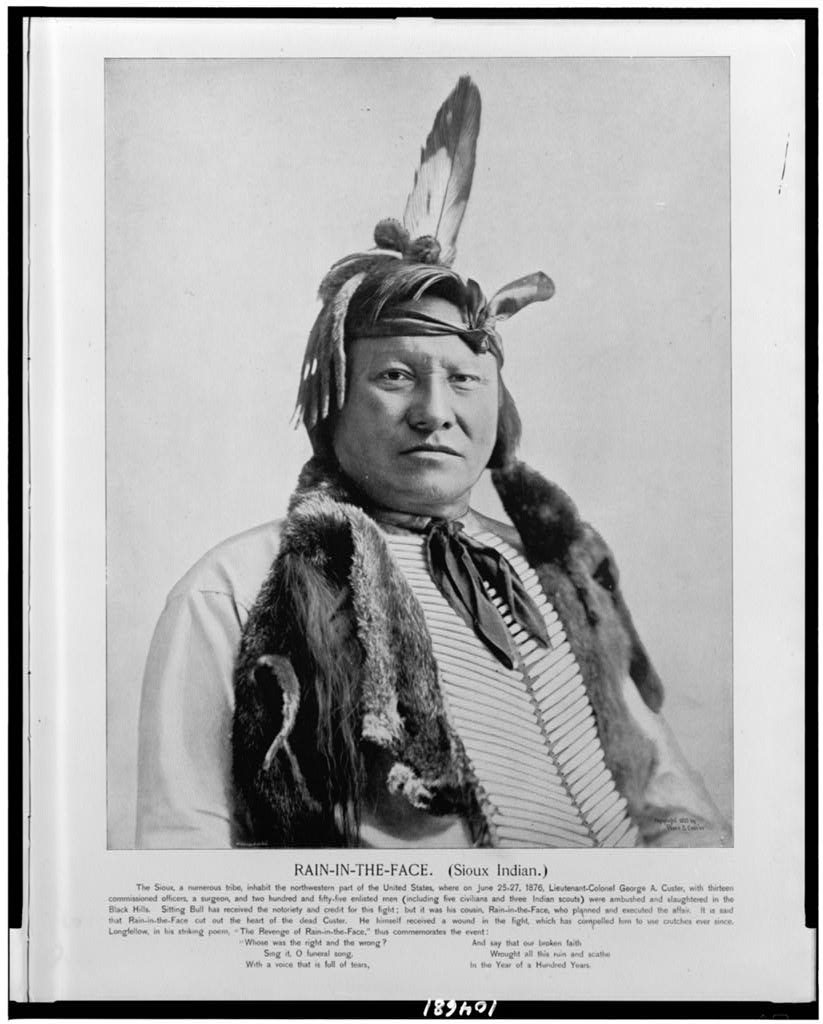 Rain-In-The-Face. (Sioux Indian)