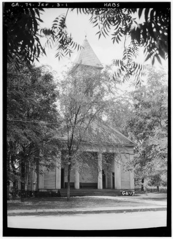 Historic American Buildings Survey L. D. Andrew - Photographer May 16, 1936. FRONT ELEVATION - Presbyterian Church, Jef…