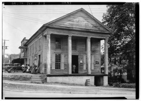Historic American Buildings Survey L. D. Andrew - Photographer May 16, 1936. FRONT ELEVATION - Pendergrass Store, Jeffe…