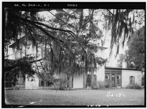 Historic American Buildings Survey L. D. Andrew, Photographer Dec. 30, 1936 GENERAL VIEW OF FRONT - Ashantilly Plantati…