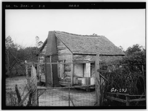 Historic American Buildings Survey L. D. Andrew, Photographer Dec. 30, 1936 GENERAL VIEW OF HOUSE - Cabin