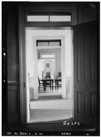 Historic American Buildings Survey L. D. Andrew, Photographer Dec. 30, 1936 INTERIOR VIEW LOOKING NORTHEAST THROUGH DOO…