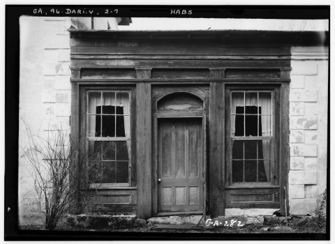 Historic American Buildings Survey L. D. Andrew, Photographer Dec. 30, 1936 EXTERIOR WOODWORK CONNECTING RIGHT WING - A…