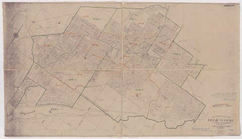 1950 Census Enumeration District Maps - Alabama - Jefferson County - Homewood - ED AL 37-148 to 159
