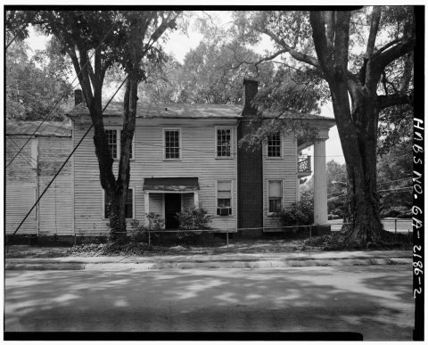 East facade - Herndon-Glanton-Reeves House, 524 Greenville Street, La Grange, Troup County, GA