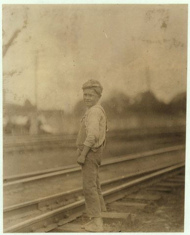 A young sweeper in Conslidated (i.e., Consolidated) Duck Mills, La Grange, Ga. LOC nclc.02811