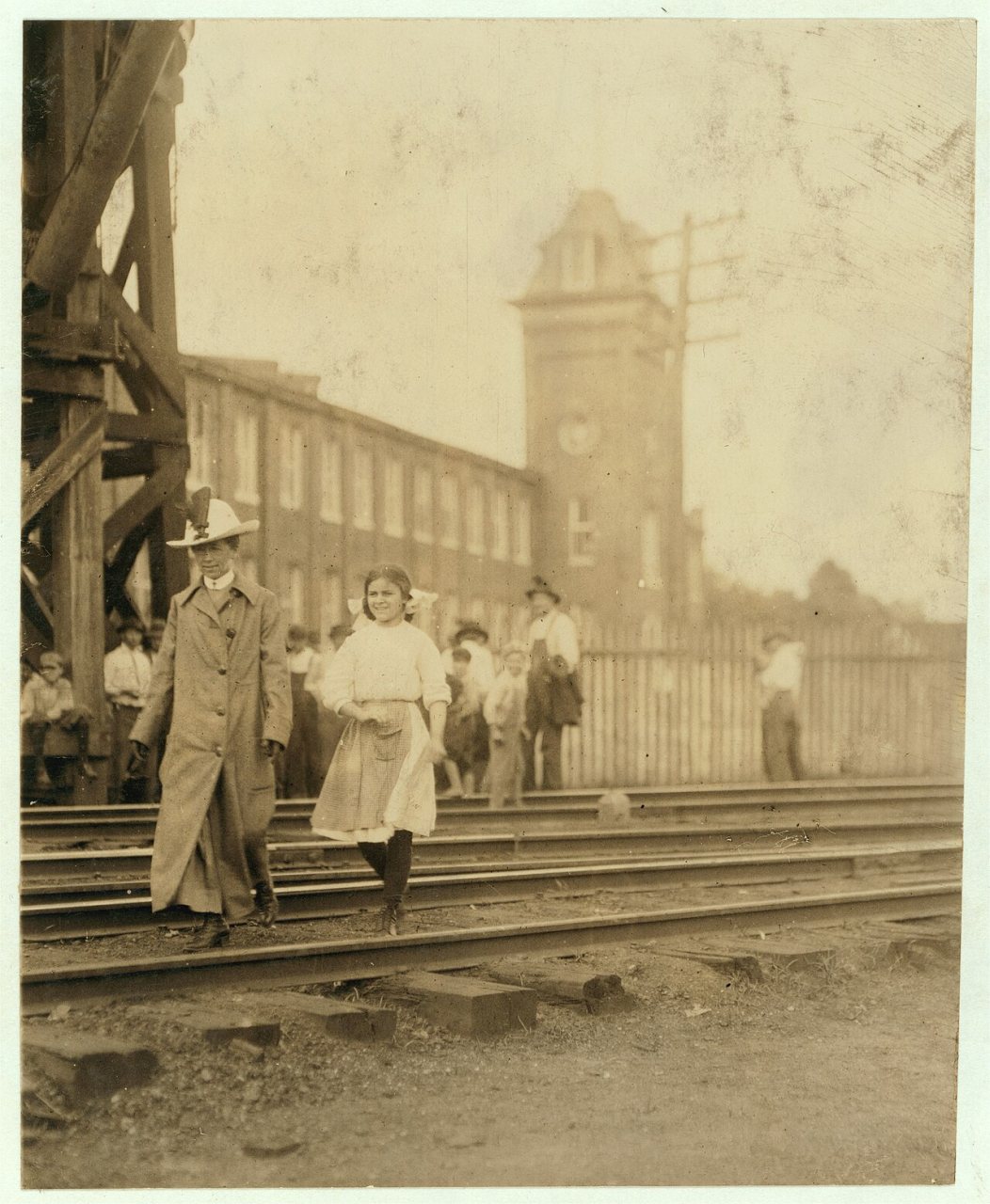 A 12 year old girl who has been working in Weave room of Conslidated (i.e., Consolidated) Duck Mills, La Grange, Ga., f…