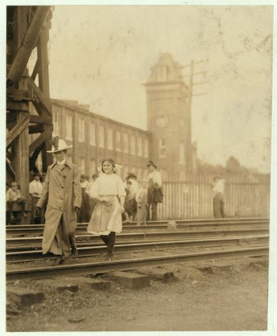 A 12 year old girl who has been working in Weave room of Conslidated (i.e., Consolidated) Duck Mills, La Grange, Ga., f…