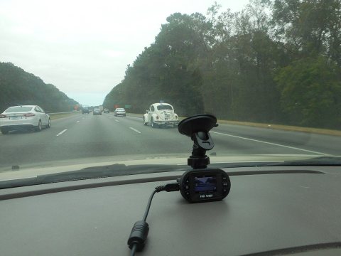 Early-1970's Love Bug Replica on I-95 in Georgia