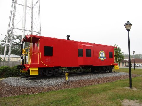 Red Caboose in Pooler, Georgia - June 2011