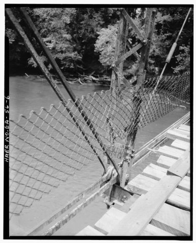 DETAIL OF PIN CONNECTION - Dowhait's Bridge, Bartow County Road 343, spanning Etowah River