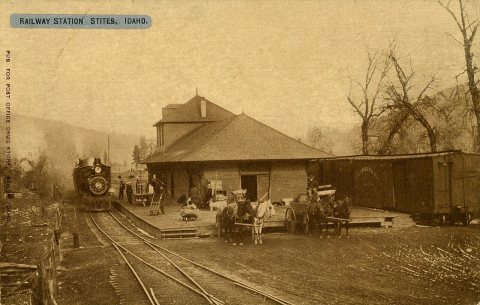 Railway Station, circa 1908