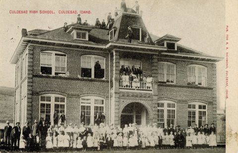 Culdesac High School, 1911 - Culdesac, Idaho - Flickr - Shook Photos