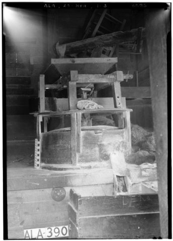 MILL HOPPER - McCaleb-Hollingsworth Mill, Mill Creek, Fayette, Fayette County, AL HABS ALA,29-HER,1-3