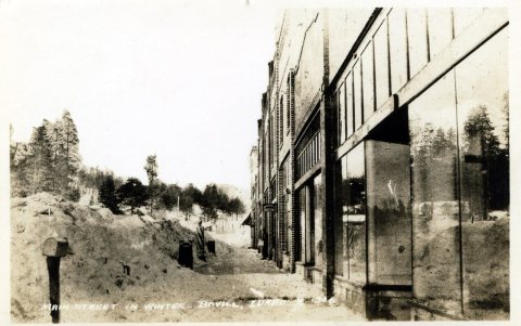 Main Street in Winter, circa 1930