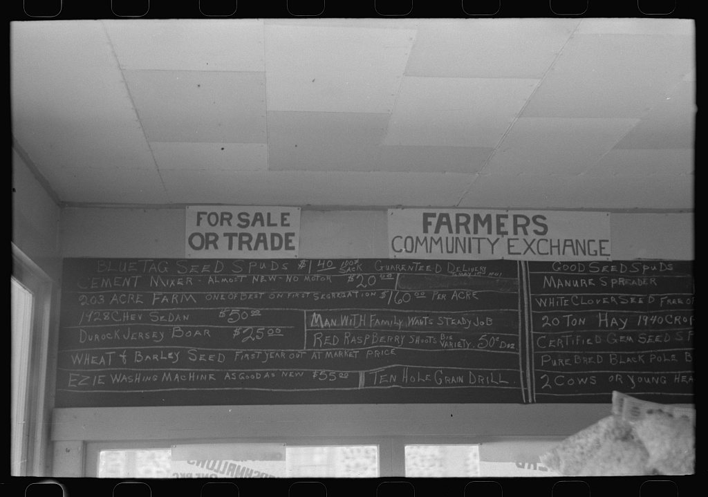 Untitled photo, possibly related to: Sign in store. Eden, Idaho