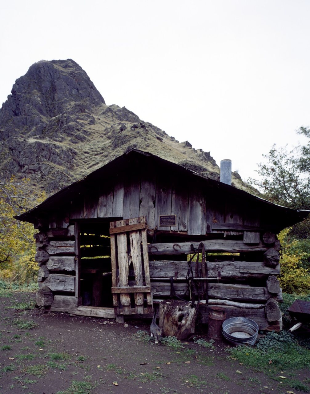 Blacksmith shop at Kirkwood Ranch on the Snake River, Hells Canyon, Idaho