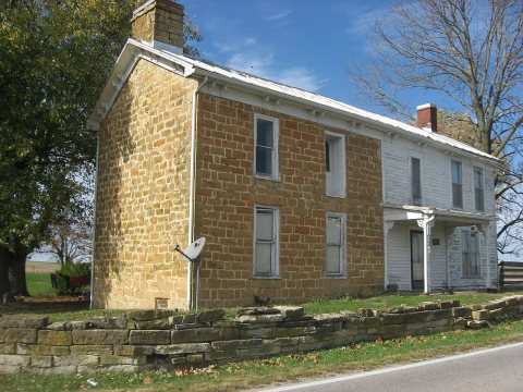 Old farmhouse near Peebles