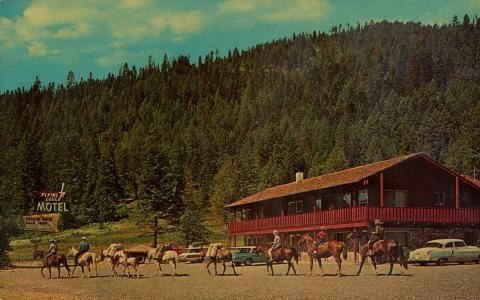 Flying R Lodge and Motel, 1964 - Syringa, Idaho