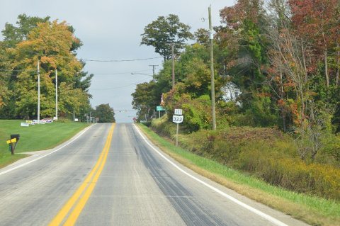 Wayne Center approach on State Route 193