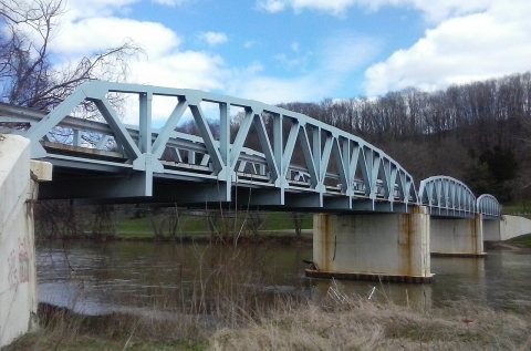 Tuscarawas River bridge, county road 62, Tuscarawas County
