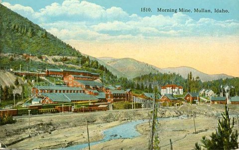 Morning Mine near Mullan, Idaho, circa 1915