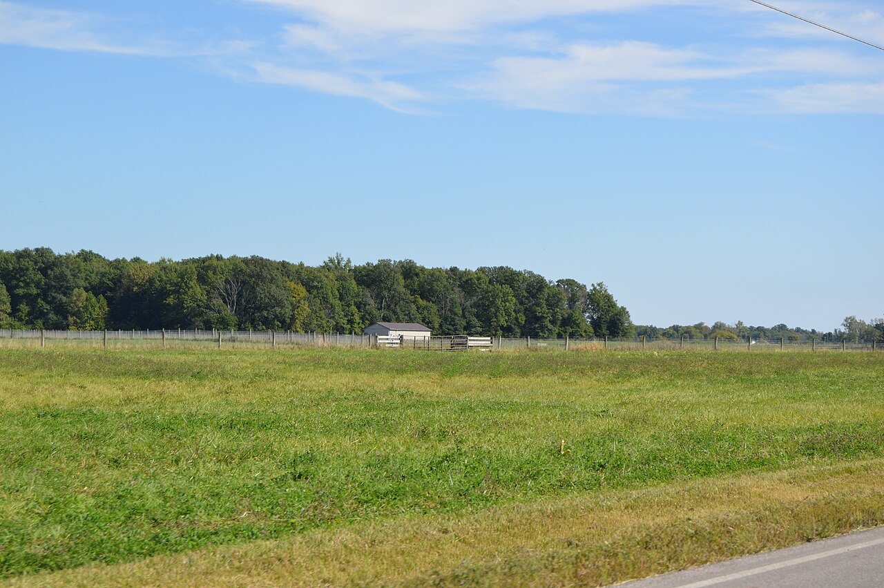 Leesburg Township fenced pasture