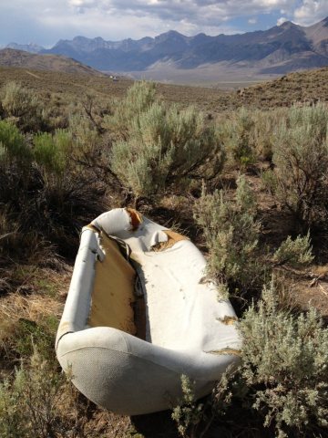 Dumping at a BLM Mineral Material near
