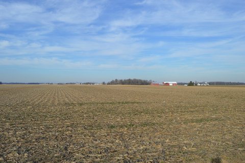 Brown Township stubble field