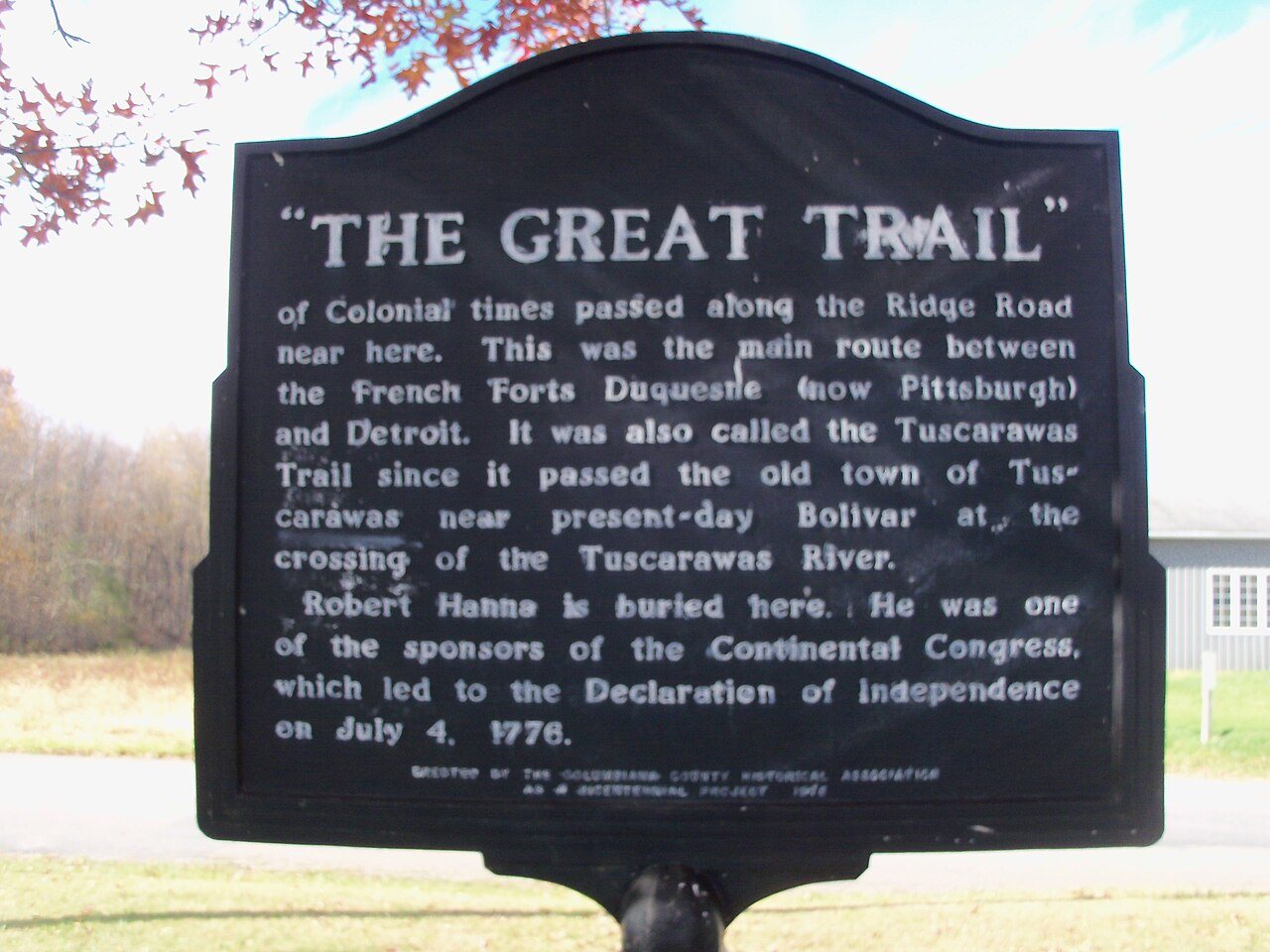 Great Trail Marker