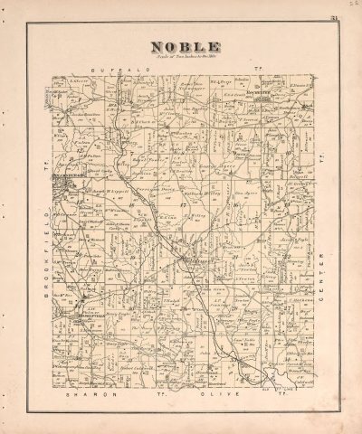Illustrated atlas of Noble County, Ohio - published from actual surveys