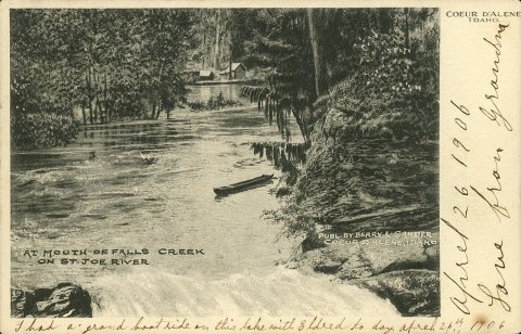 At Mouth of Falls Creek on St. Joe River