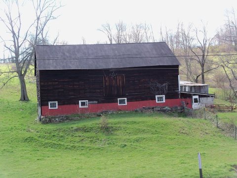 Red White and Black Barn, German Twp, Harrison Co, Oh