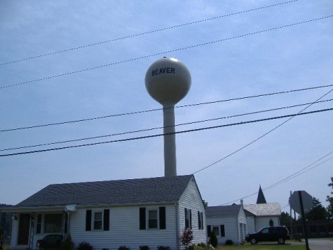 Beaver, Ohio Water Tower