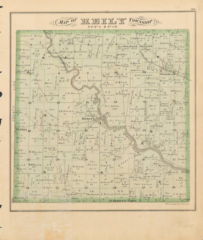 Combination Atlas Map of Butler County Ohio, 1875: Compiled, Drawn and Published from Personal Examinations and Surveys