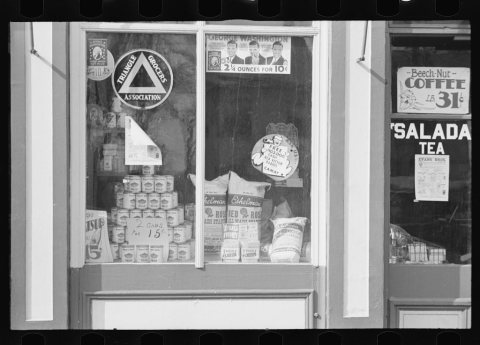 Grocery window