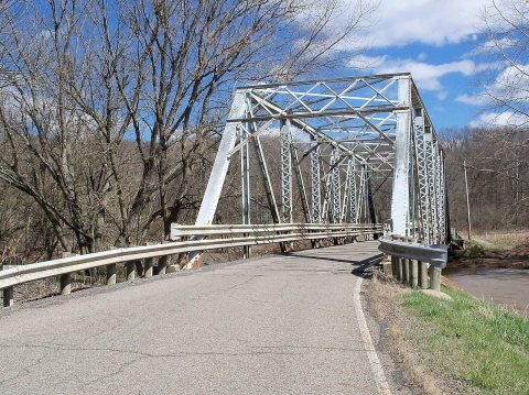 Bergholz - New Somerset Road Bridge over Yellow Creek