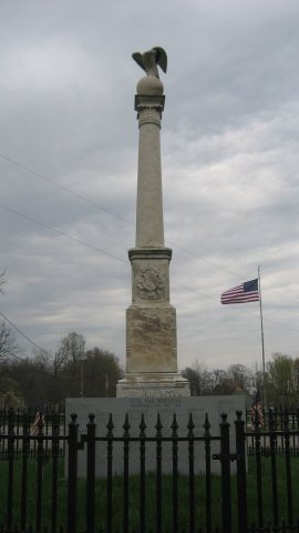 GAR memorial at