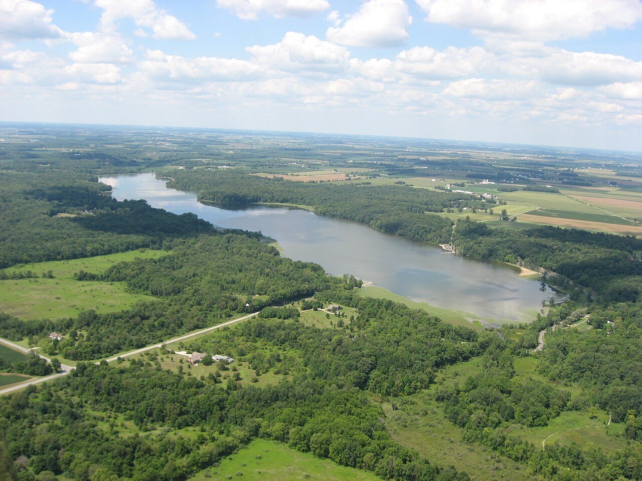 Kiser Lake from the south