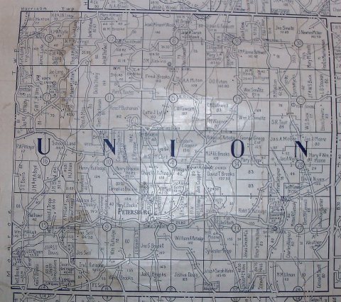 Union Township, Carroll County, Ohio 1915