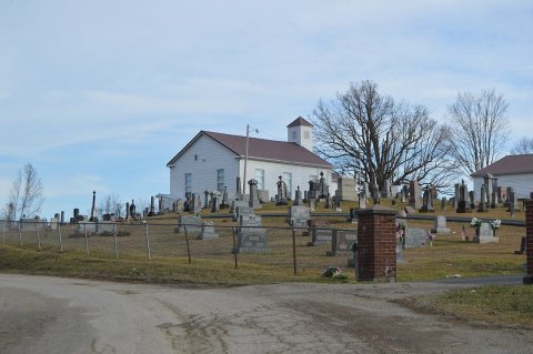 Bethel Presbyterian Church, south of Oak Hill