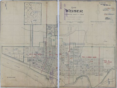 1950 Census Enumeration District Maps - Idaho (ID) - Washington County - Weiser - ED 44-2 to 8