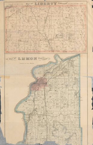 Combination Atlas Map of Butler County Ohio, 1875: Compiled, Drawn and Published from Personal Examinations and Surveys