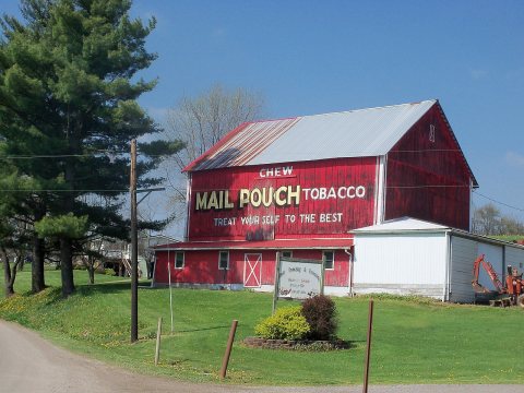 Red Mail Pouch Barn