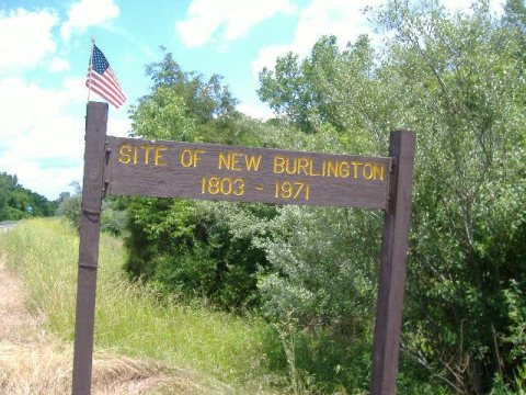 Site of New Burlington
