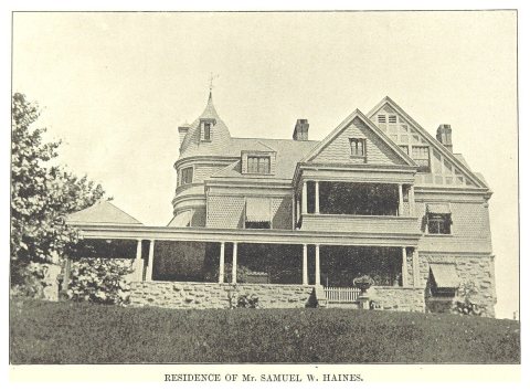 HOTCHKIN(1892) p402 Residence of Mr. Samuel W. Haines