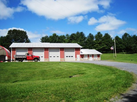 Cass Twp., Huntingdon Co., PA municipal building, Aug. 2024