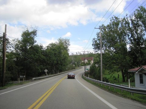 US 40 eb approaching PA 519, Aug. 2024
