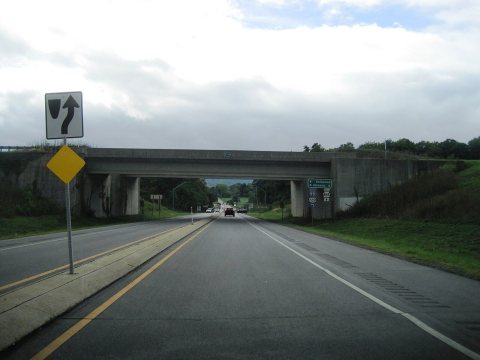 PA 865 nb at I-99, Aug. 2024