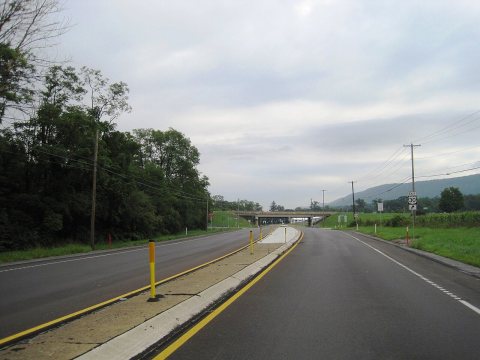 US 522 nb approaching US 30, Aug. 2024